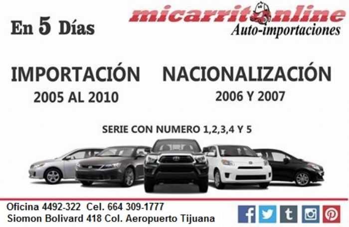  Auto-importaciones